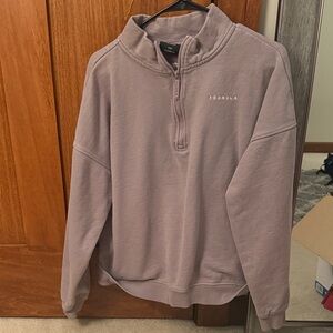 YoungLA Men's Zip-Up Sweater - Dusty Purple